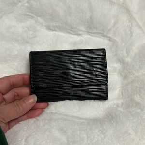 LV epi leather key holder
